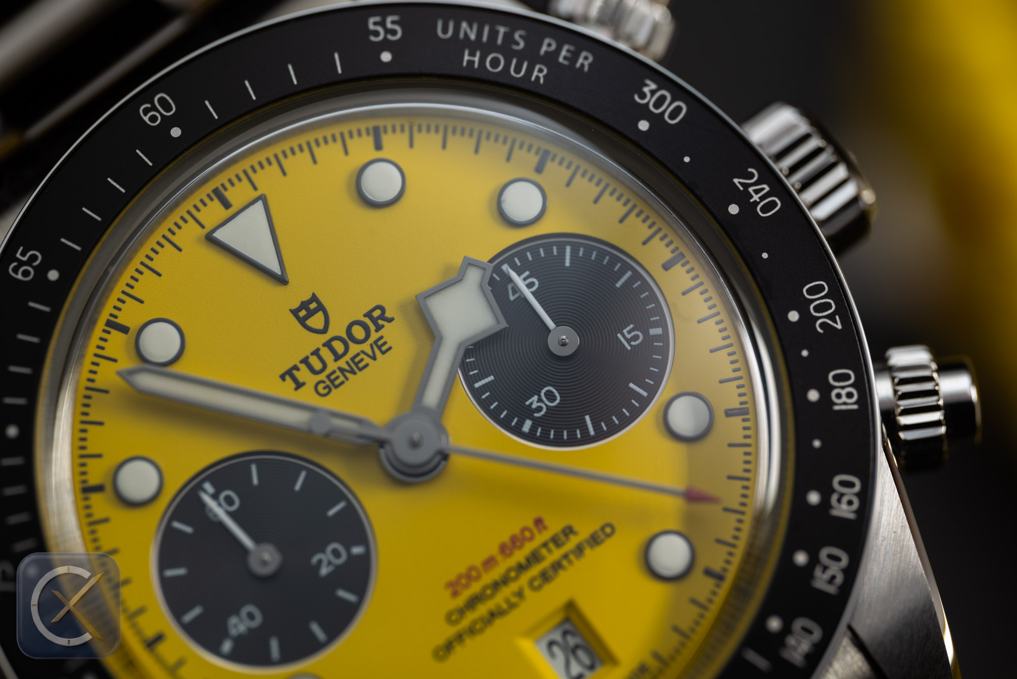 Tudor Bumblebee Black Bay Chrono Gelb Test 2026 1000321