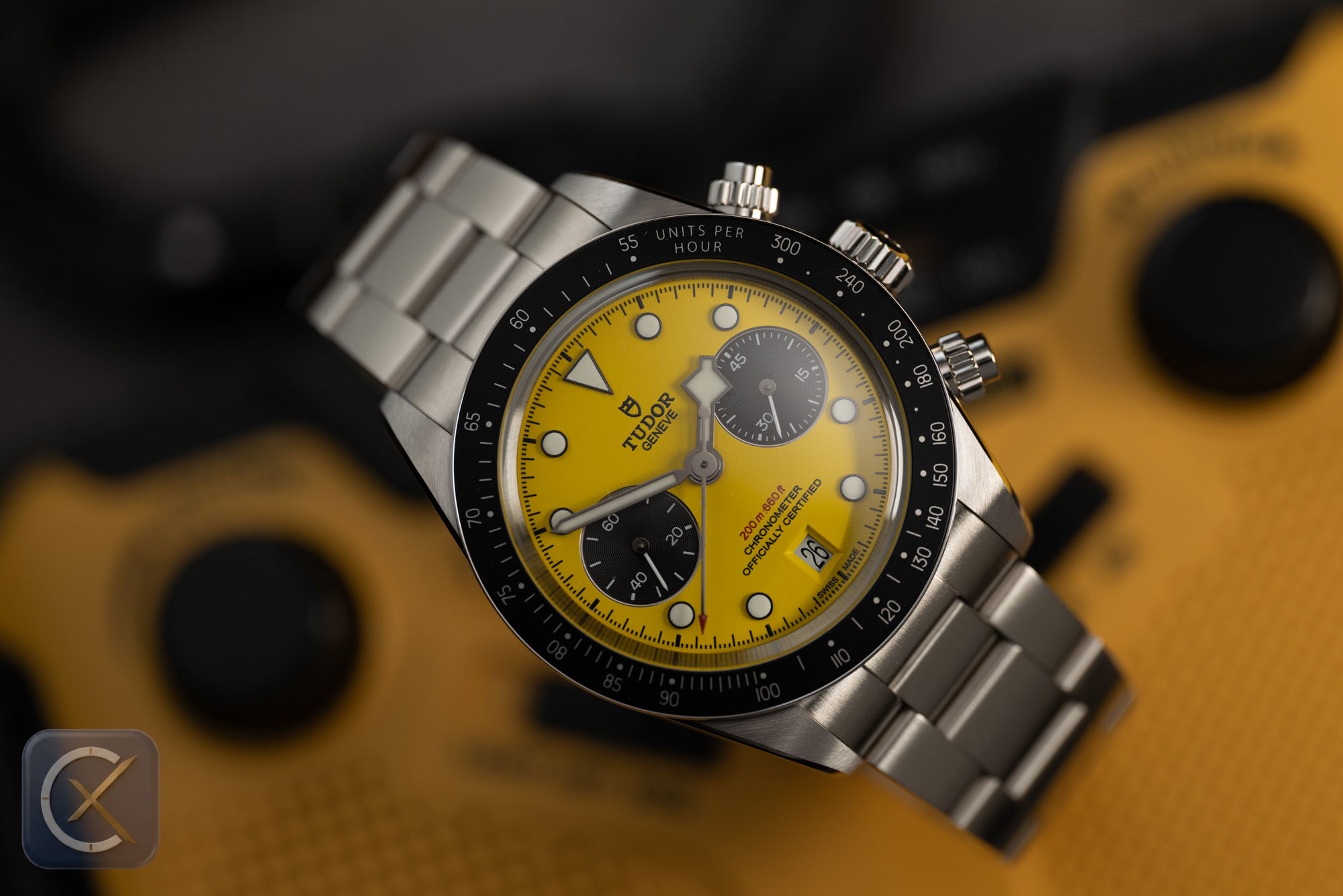 Tudor Bumblebee Black Bay Chrono Gelb Test 2026 1000338