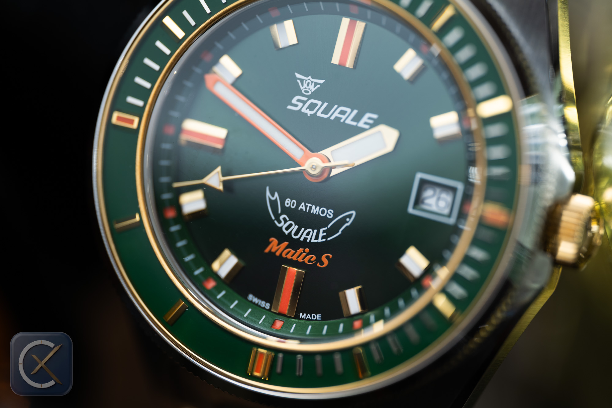 Squale Matic S Grün Review Test 2026 1000216